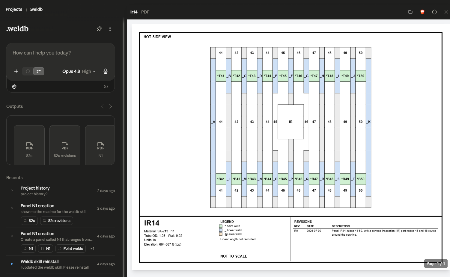 weldb screenshot